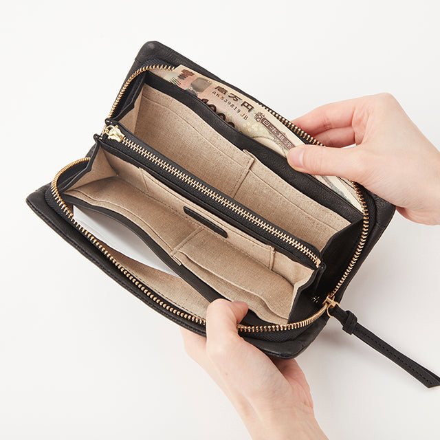 Dakota BLACK LABEL ワンダラー ラウンドファスナー長財布 0620244