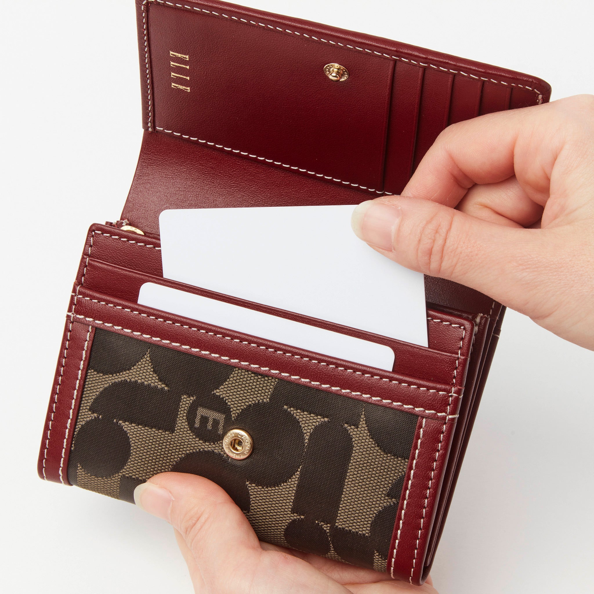 ELLE シェリール3 二つ折り財布 5430200