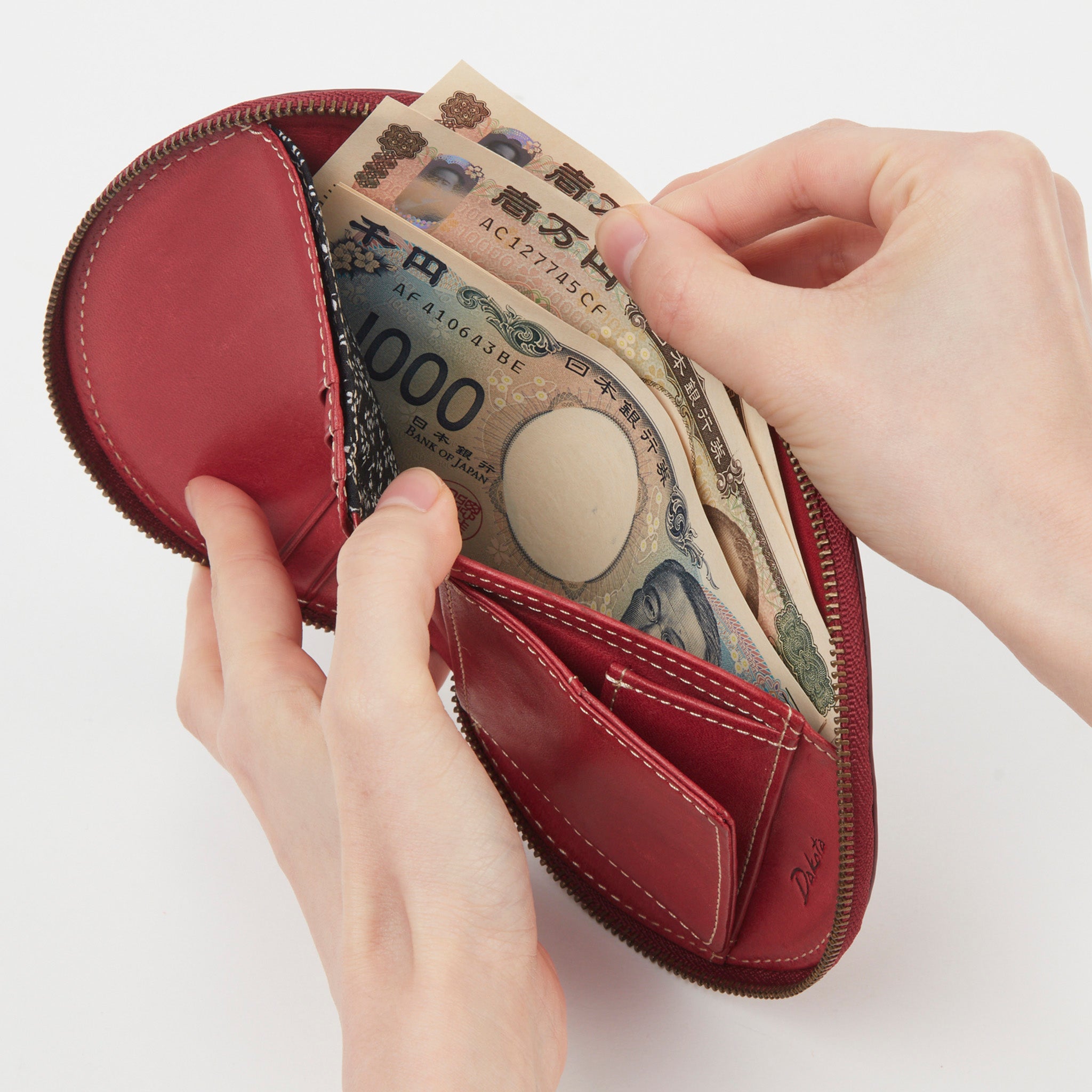 【yubeshi×Dakotaコラボ第二弾】 公式WEB・一部店舗限定品　カモミール ラウンドファスナー二つ折り財布 0031680