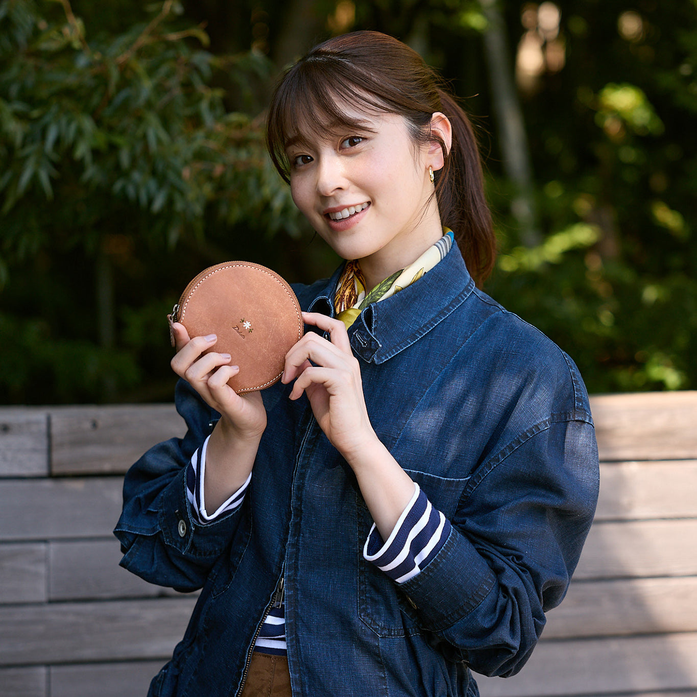 【yubeshi×Dakotaコラボ第二弾】 公式WEB・一部店舗限定品　カモミール ラウンドファスナー二つ折り財布 0031680