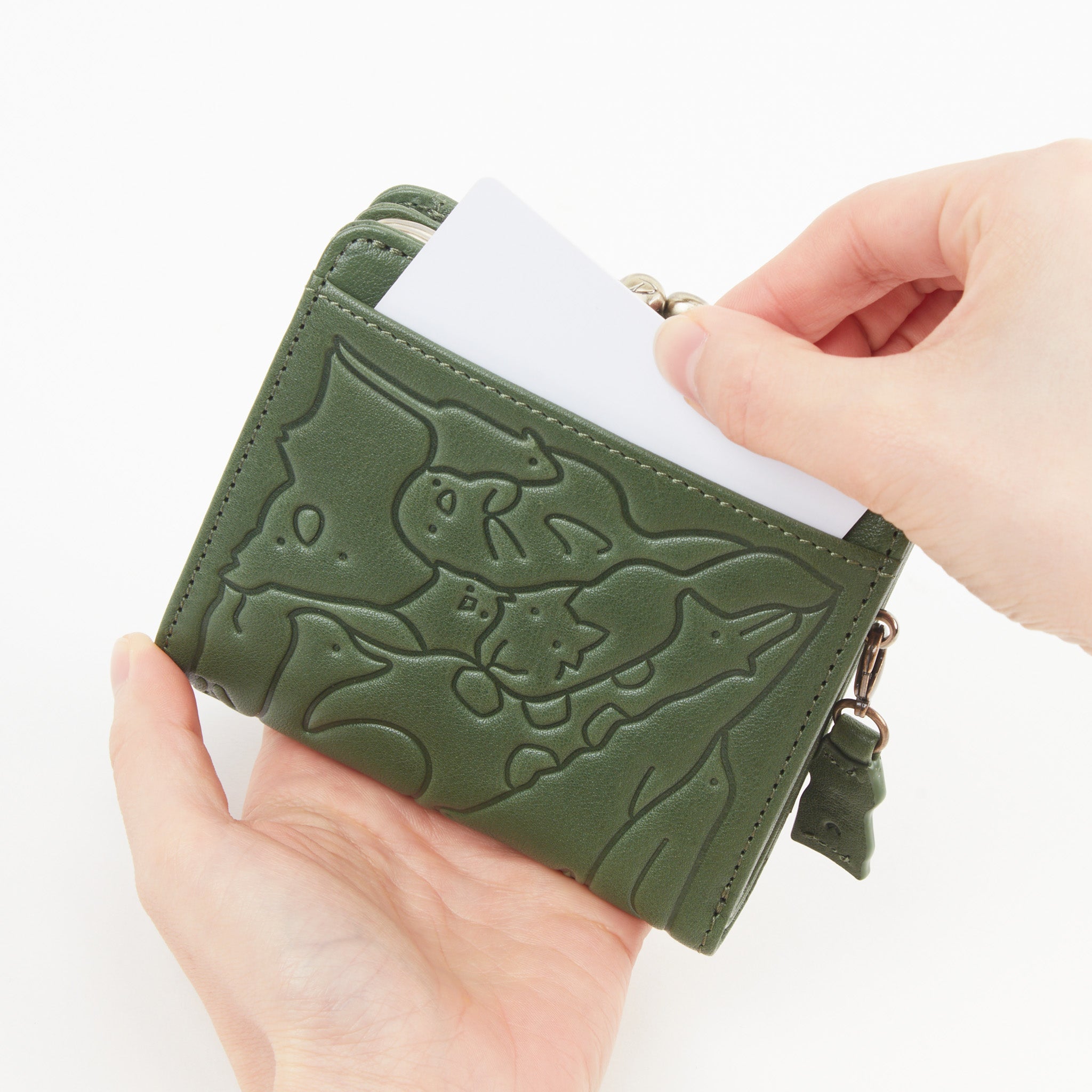 Dakota 【公式WEB限定品】アニマーレ がま口二つ折り財布 0038640