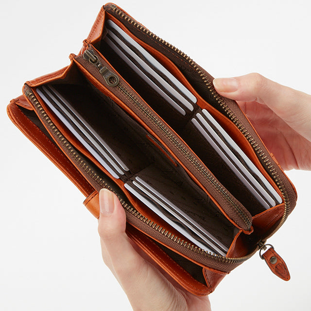 Dakota 【公式WEB限定品】カロライナ2 ショルダー紐付き長財布 0038809