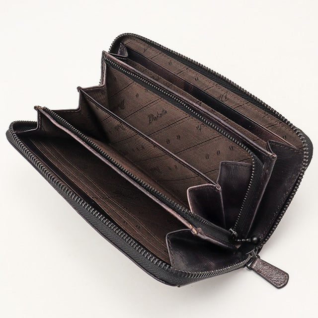 Dakota BLACK LABEL 【公式WEB・一部店舗限定】ペンネロ ブラック ラウンドファスナー長財布 0628512