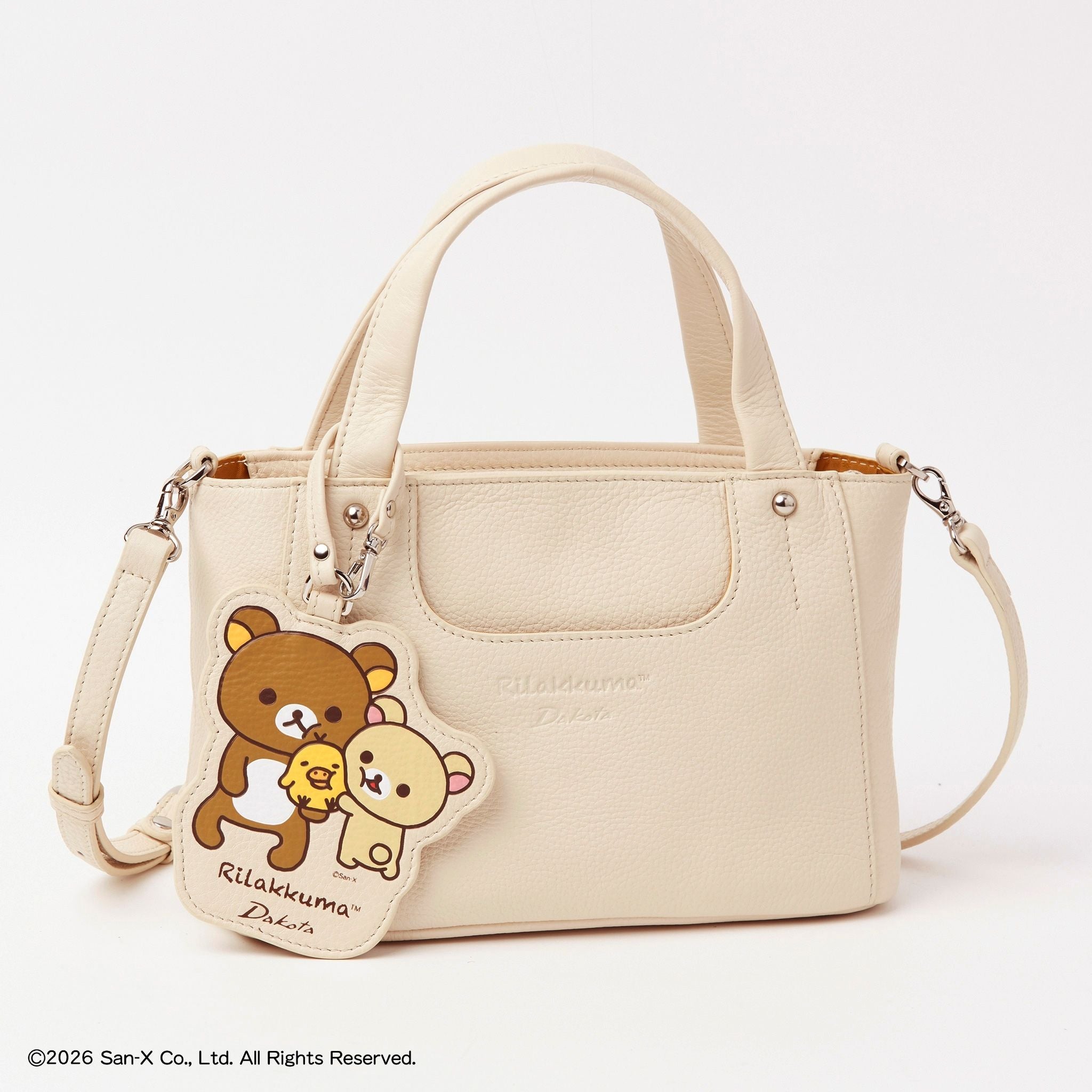 【9月中旬再入荷予定】Dakota リラックマ　キューブ　2wayハンドバッグ　1034960