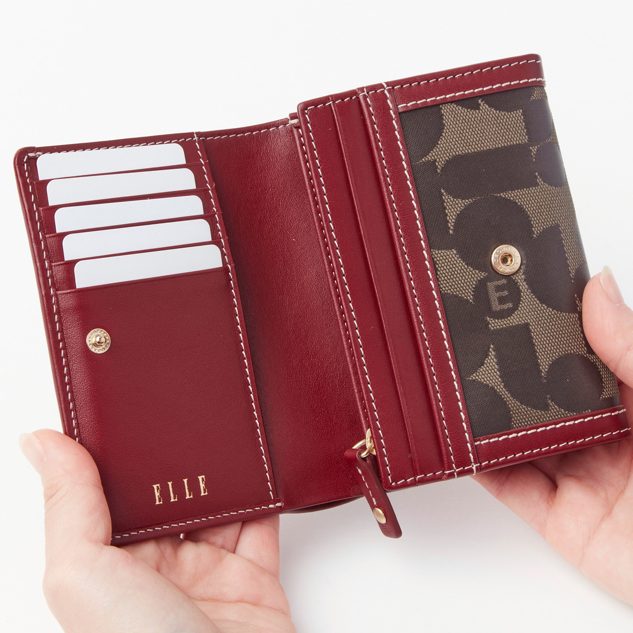 ELLE シェリール3　二つ折り財布　5430200