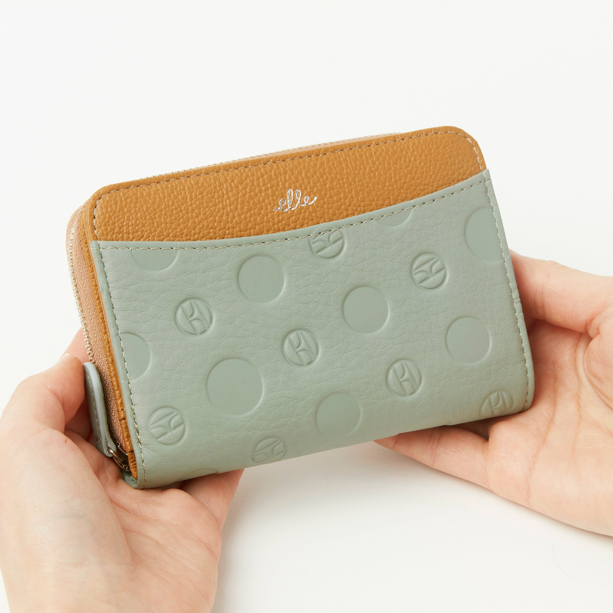 ELLE アンプラント　二つ折り財布　5431530