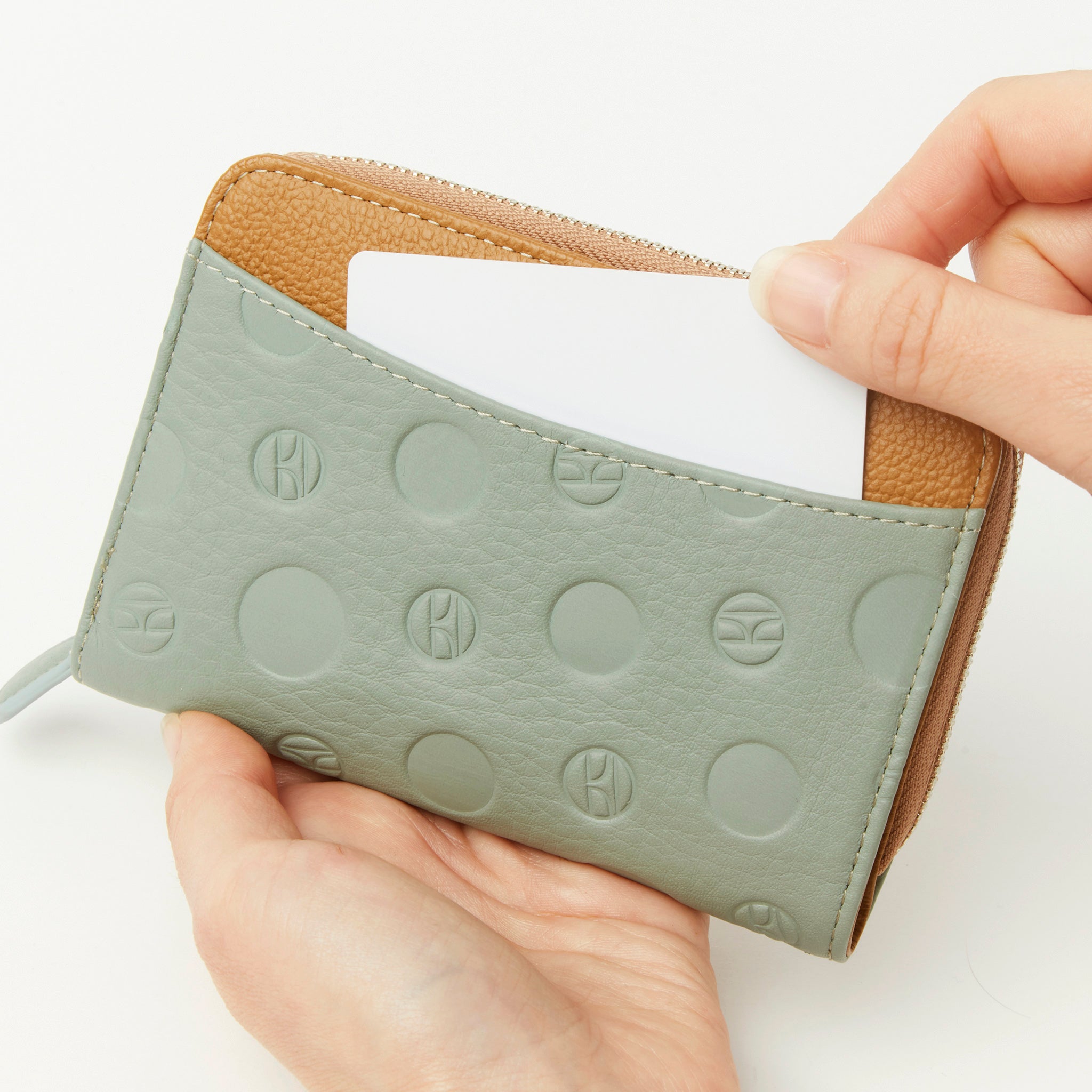 ELLE アンプラント　二つ折り財布　5431530