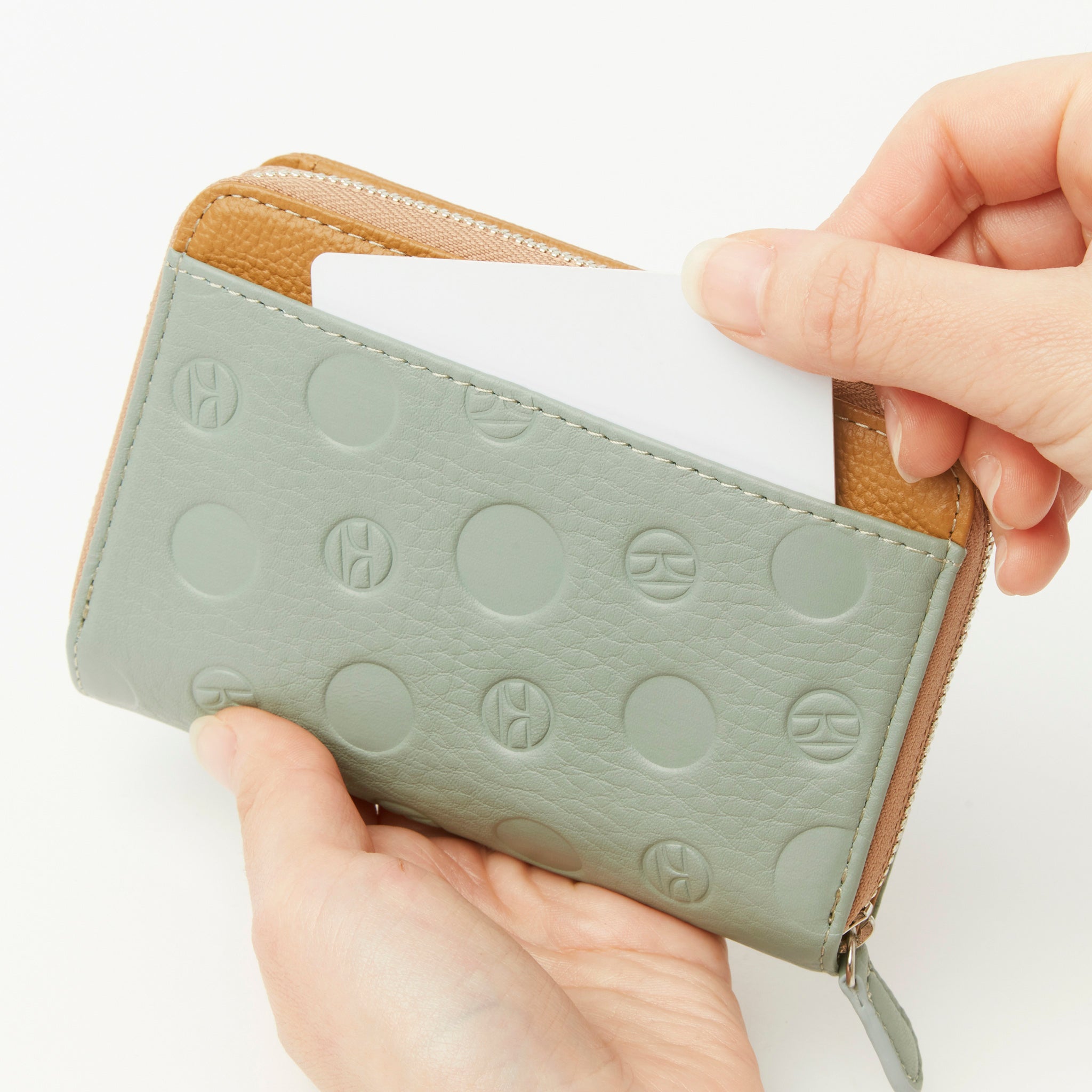ELLE アンプラント　二つ折り財布　5431530