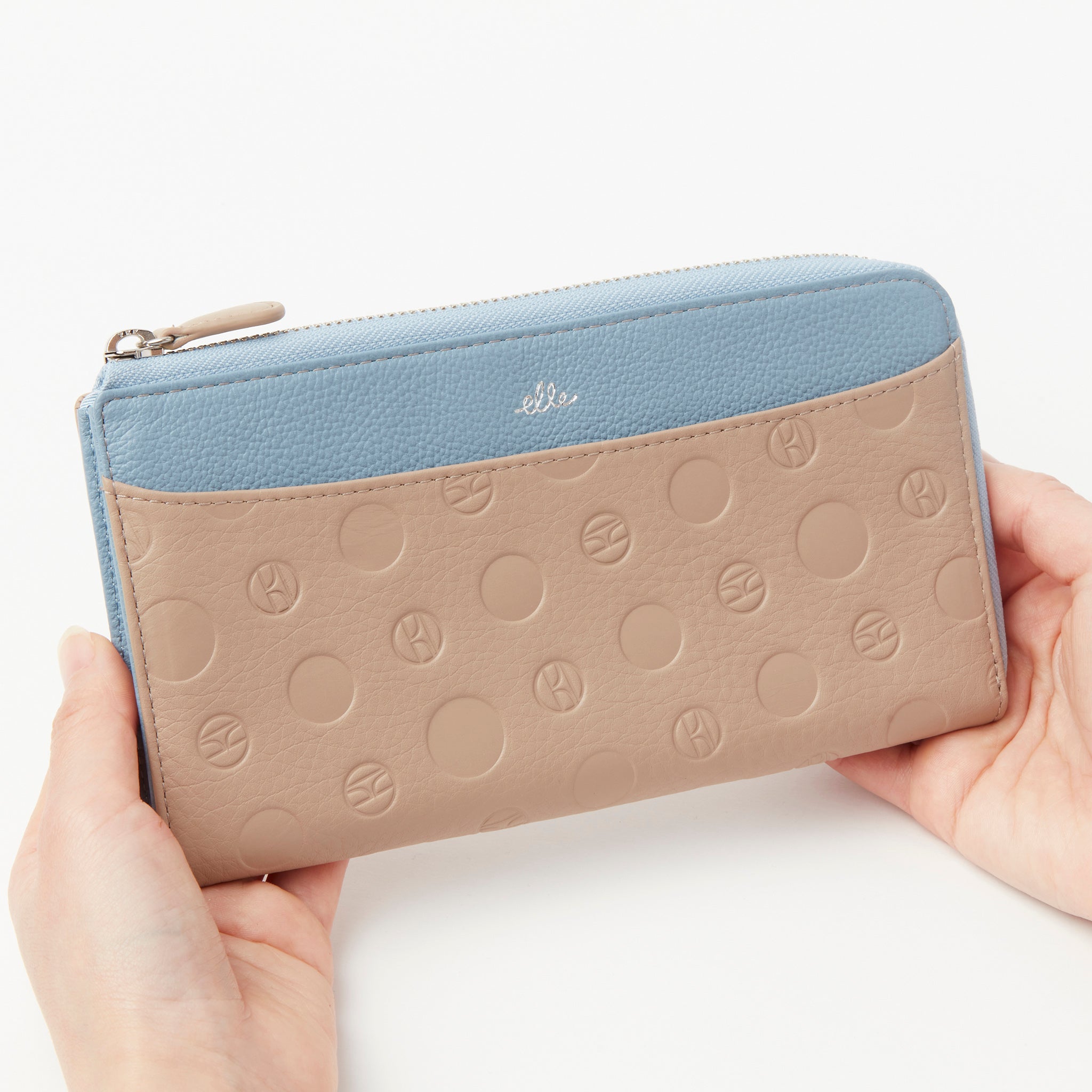 ELLE アンプラント　L字ファスナー長財布　5431534